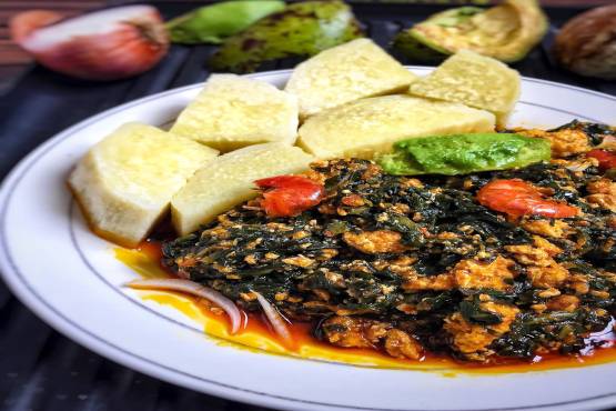 Ampesi/Palava Sauce
