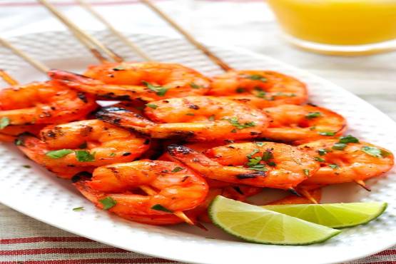 Grilled Prawns (Marinated Prawns)