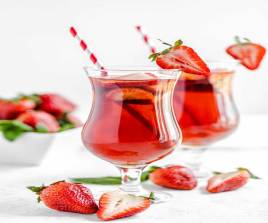 Strawberry -Mint Tea